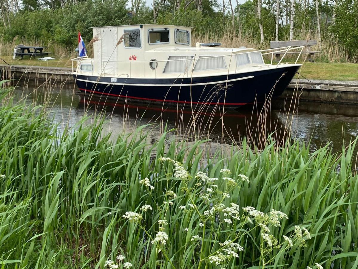 Boat Ella - Kamperen Op Het Water -Niet Om Mee Te Varen -Read Host Profile-Lees Hostprofiel Jutrijp ภายนอก รูปภาพ